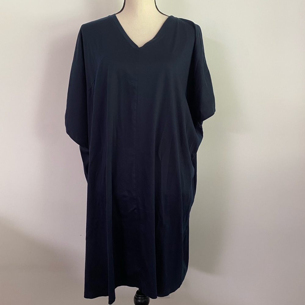 COS NAVY BLUE KAFTAN DRESS